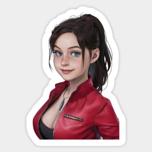 Claire Redfield Sticker